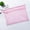 🔥 Pink_Hot#838, variant on Transparent Mesh Zipper File Bag | Double-Layer Nylon Pouch | Clear Document Organizer | 2 Compartments | Durable Metal Zipper | 24x17.5x1cm | Storage for Pens & Stationery – Multiple Colors