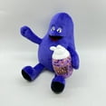thumbnail image 2 of BILLCOS Grimace Shake Plush, 8.6 inch Grimace with a Yellow Hat Stuffed Figure Doll Toys Collectible Gifts, 2 of 5