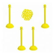 Manufacturer Varies Barrier Post Kit,41" H,Ylw,Plastic Post 71302-4
