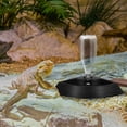 thumbnail image 3 of Miangastore POPETPOP Reptile Water Dish Automatic Feeder Dispenser for Tortoise Spider Lizard 2pcs Black, 3 of 8