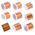 thumbnail image 2 of 3 Spool Coils Magnet Wire Enameled Copper Wire Enameled Magnet Winding Wire Natural Temperature Rating Widely Used for Transformers Inductors - 0.9mmx10m, 2 of 5