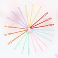 thumbnail image 3 of MasteelfCA 30pcs Plastic Large Eye Sewing Needles Safety Weaving Tools for Kids Crochet Darning Sewing Handmade Crafts 7cm 9cm (Blunt Needle Head, Random Color), 3 of 7