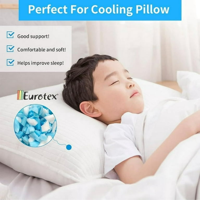 Eurotex Bean Bag Filler Shredded Memory Foam for Pillow Stuffing, Couch  Pillows, Cushions ( lbs 2.5) 