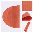 thumbnail image 2 of Unique Bargains Set of 6 Oval Placemats for Dining Table Decor Table Placemats Orange, 2 of 7
