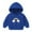 Blue, variant on Toddler Boys Girls Fleece Hoodies Rainbow Pattern Pullover Hooded Sweatshirts Children's Printed Long Sleeve Round Neck Hooded Sweatshirt Blue