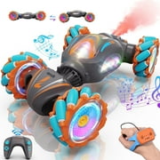 Nicella Gesture Sensing RC Stunt Car, Remote Control Car for Boys Toys Age 6-8-12, 4WD Hand Controlled RC Twist Car with Light & Music, Cool and Ideas Gifts for Kids Age 7 9 10 11 12 Years