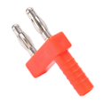 thumbnail image 2 of Fiche banane double rangée U36 4 mm, cuivre rouge, résistante aux vibrations, durable, rouge et noir, fiche de court-circuit, 2 of 4