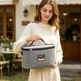 thumbnail image 4 of Universal Portable Car Heating Insulation Bag, Large Capacity Food Warmer for Milk Bottles Meals, 12V Electric Lunch Box for Travel Commuters Truck Drivers, 4 of 8