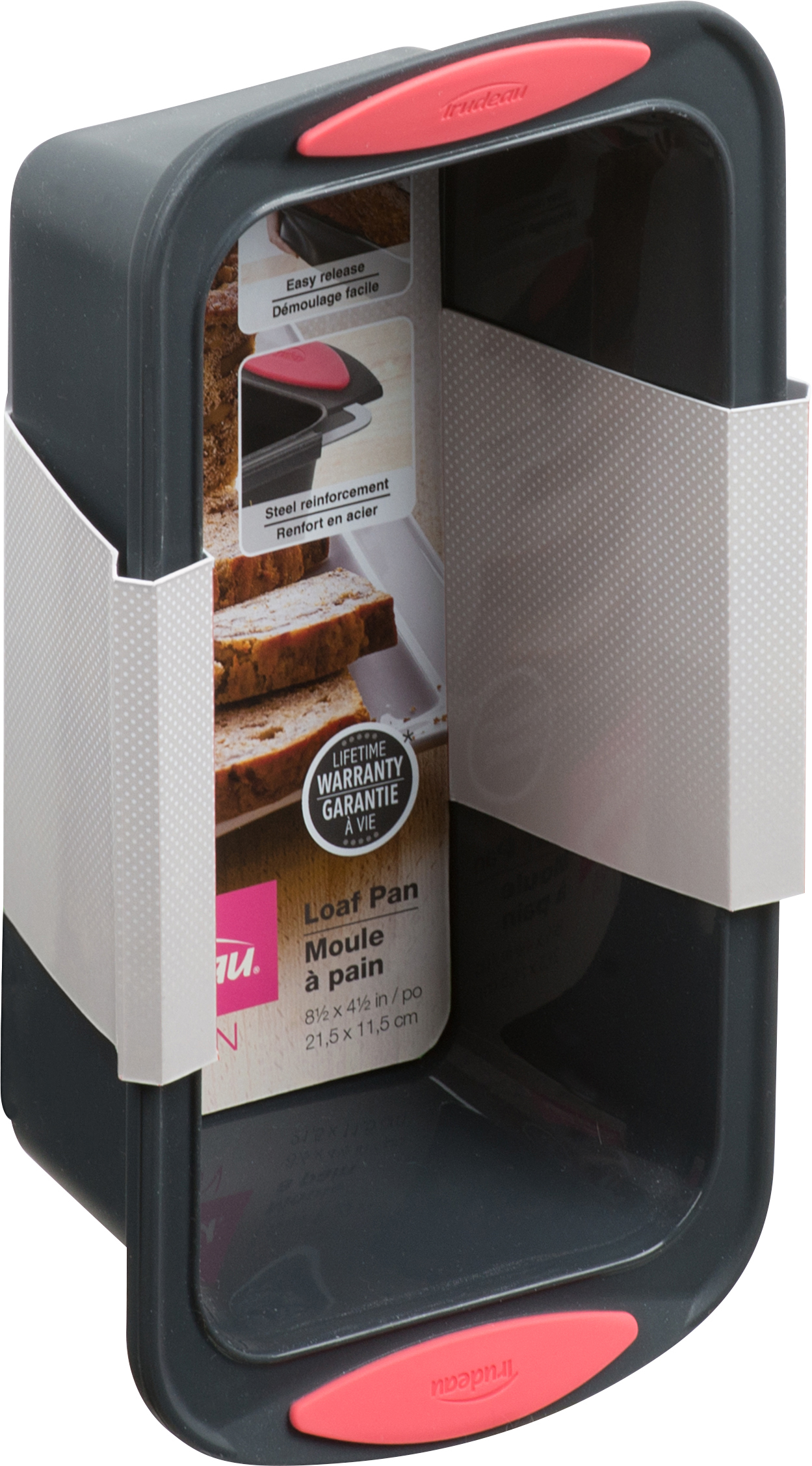 Silicone Loaf Pan Gray/Coral8.5"X4.5" Walmart Canada