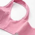 thumbnail image 7 of Front Closure Bras for Older Women No Underwire Comfortable Full Coverage Bra Wireless Wirefree Everyday Bras (Pink), 7 of 7