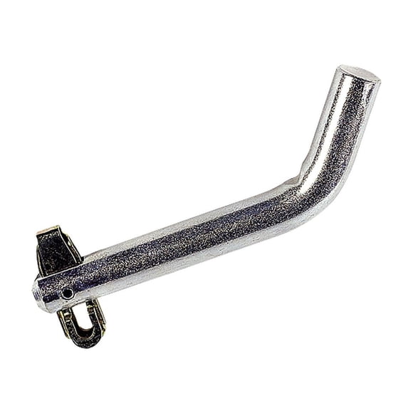 Tow Ready Trailer Hitch Pin 63203 Use With 2 Inch Receiver; 5/8 Inch Integral Pin and Clip; Stainless Steel; Single