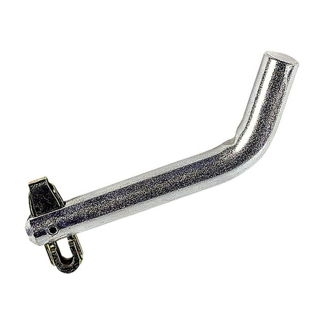 Tow Ready Trailer Hitch Pin 63203 Use With 2 Inch Receiver; 5/8 Inch Integral Pin and Clip; Stainless Steel; Single