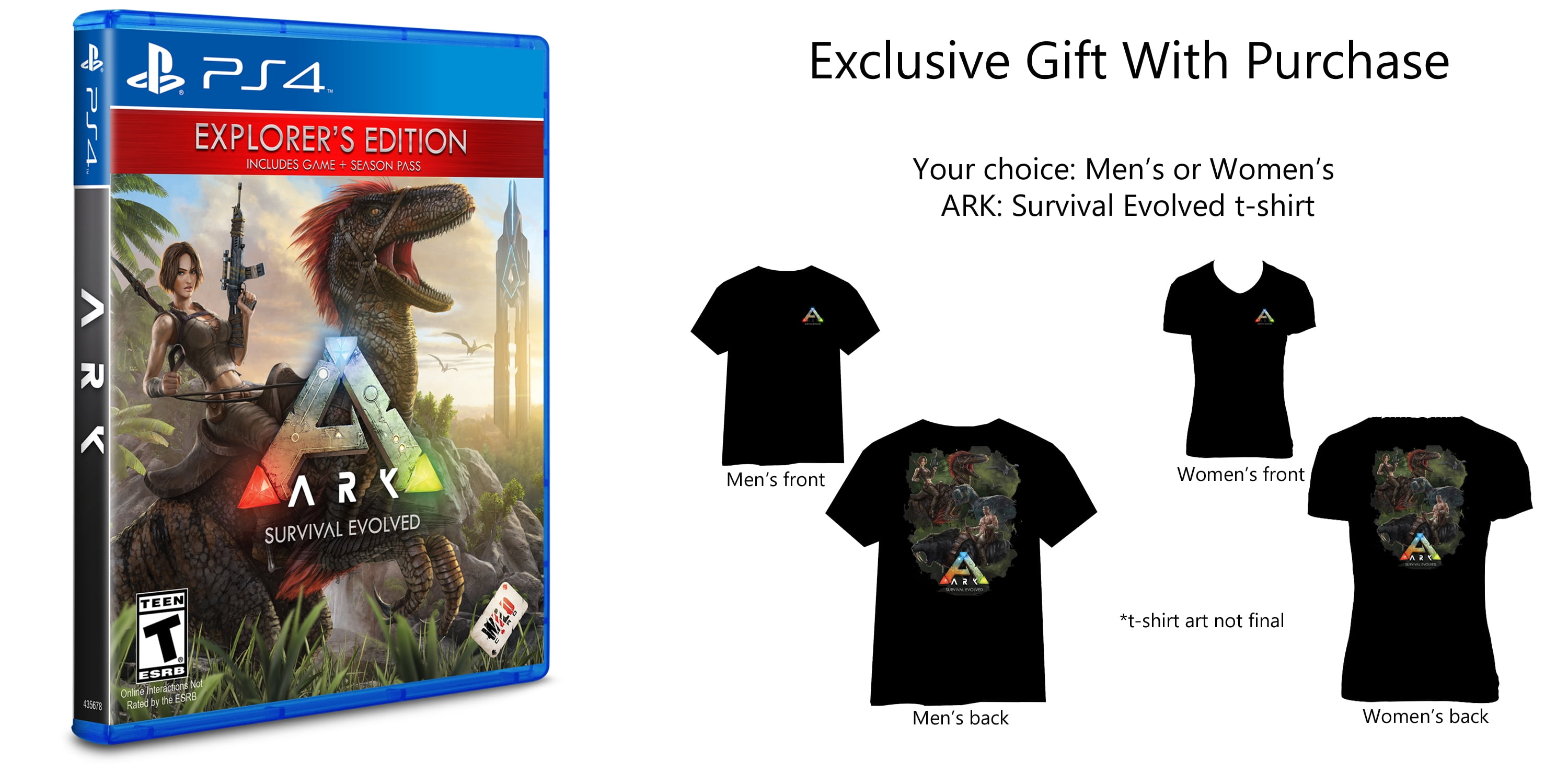 Ark Survival Evolved Explorer S Edition Studio Wildcard Playstation 4 Walmart Com
