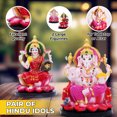 thumbnail image 4 of Large ganesh and laxmi statues, indian hindu god idol, pooja room figurines, mandir diwali d&eacute;cor, housewarming gift, 4 of 6