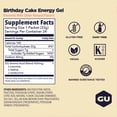 thumbnail image 2 of GU Energy Gel, Birthday Cake, 1ct - 1.1oz Packet, Energy Booster for Running, 2 of 5