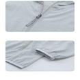 thumbnail image 5 of LYMAYTER Zip Hoodie Sun Shirt for Men Breathable Long Sleeves Jacket Outdoor Sports Windbreaker UPF, 5 of 6