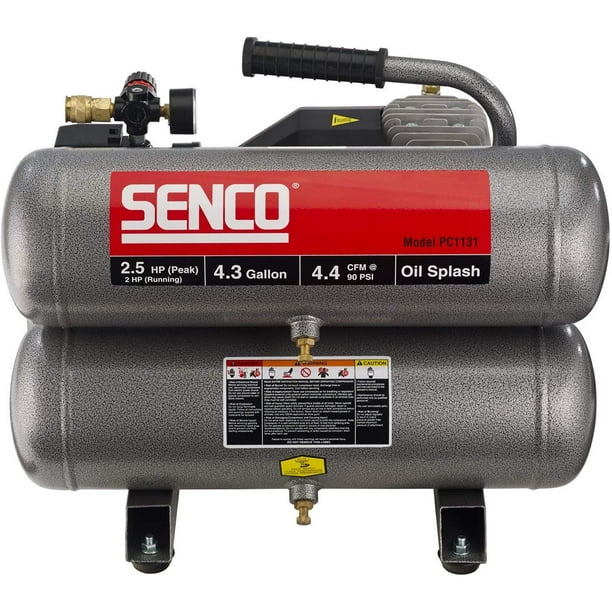 Senco PC1131 Compressor, 2.5Horsepower (Peak) 4.3 gallon