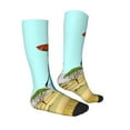 thumbnail image 3 of Daiia Sports Socks African Women Printed Novelty Crew Socks for Men Women Knee High Socks Cotton Socks Soft & Breathable Support Unisex Socks, 3 of 9