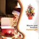 thumbnail image 4 of Naiovety 20cm árbol de pino de Navidad paisaje Artificial decoración de Navidad simulación DIY PVC Festival Hotel centro comercial ornamento Kits de decoración para fiestas rojo Naiovety HA008880-02, 4 of 6