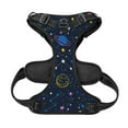 thumbnail image 2 of No Pull Dog Harness For Medium Dogs Easy Walk Dog Vest Adjustable Collars Harnesses & Leashes Set Breathable Oxford Outdoor Walking Safety Reflective Strip Colorful Space, 2 of 9