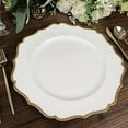 thumbnail image 4 of 13" Charger Plates - Set of 24 - White Round Acrylic Chargers with Scalloped Rim, Ideal for Dinner Party Wedding Holiday Bulk Events, 4 of 18