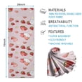 thumbnail image 2 of Strawberry Plants Fruit Cat Flower Hot Yoga Mat Towel Non Slip for Hot Yoga - Quick-Drying Yoga Mat Cover with 4 Corner Pockets with Travel Bag - Hot Yoga Towel Non Slip 70"x26", 2 of 6