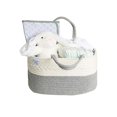 thumbnail image 3 of CHAO Organizador de carrito de pañales para bebé, cesta de almacenamiento de pañales para bebé, contenedor de pañales para guardería, caja de artículos de tocador para bebé, cestas, regalos para mamá, 3 of 5