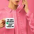 thumbnail image 4 of Im Not Spoiled My Boyfriend Just Loves Best Friend Birthday Gift for Her Mug Gift, White Funny Sarcasm Coffee Cup Novelty, 4 of 5