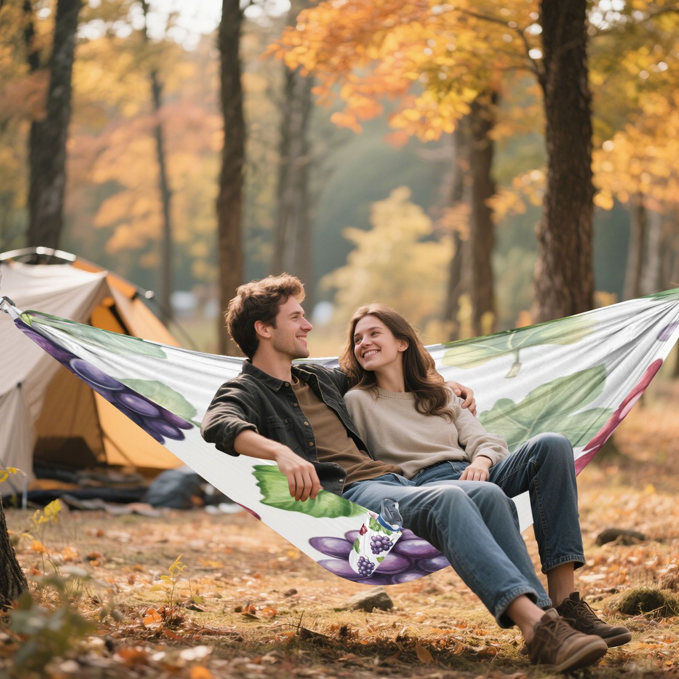 Hammock Camping Hammock Nylon Portable Hammock Travel Camping Hammock Cartoon Grape