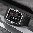 thumbnail image 5 of Fashion Men's Digital Analog Watches Square Face Sport Casual Dual Display Multifunctional Wristwatch for Men with Alarm Waterproof LED Luminous, 5 of 8