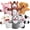 Multicolor 3, variant on Joyfy 6Pcs Kids Hand Puppet with Mouth, Toddler Animal Plush Toy for Show Theater, Birthday Gifts, Easter Basket Stuffers