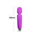 thumbnail image 2 of TLUDA Personal Wand Massager for Women, Rechargeable Handheld Massager for Neck Back Shoulder,S-Purple, 2 of 8