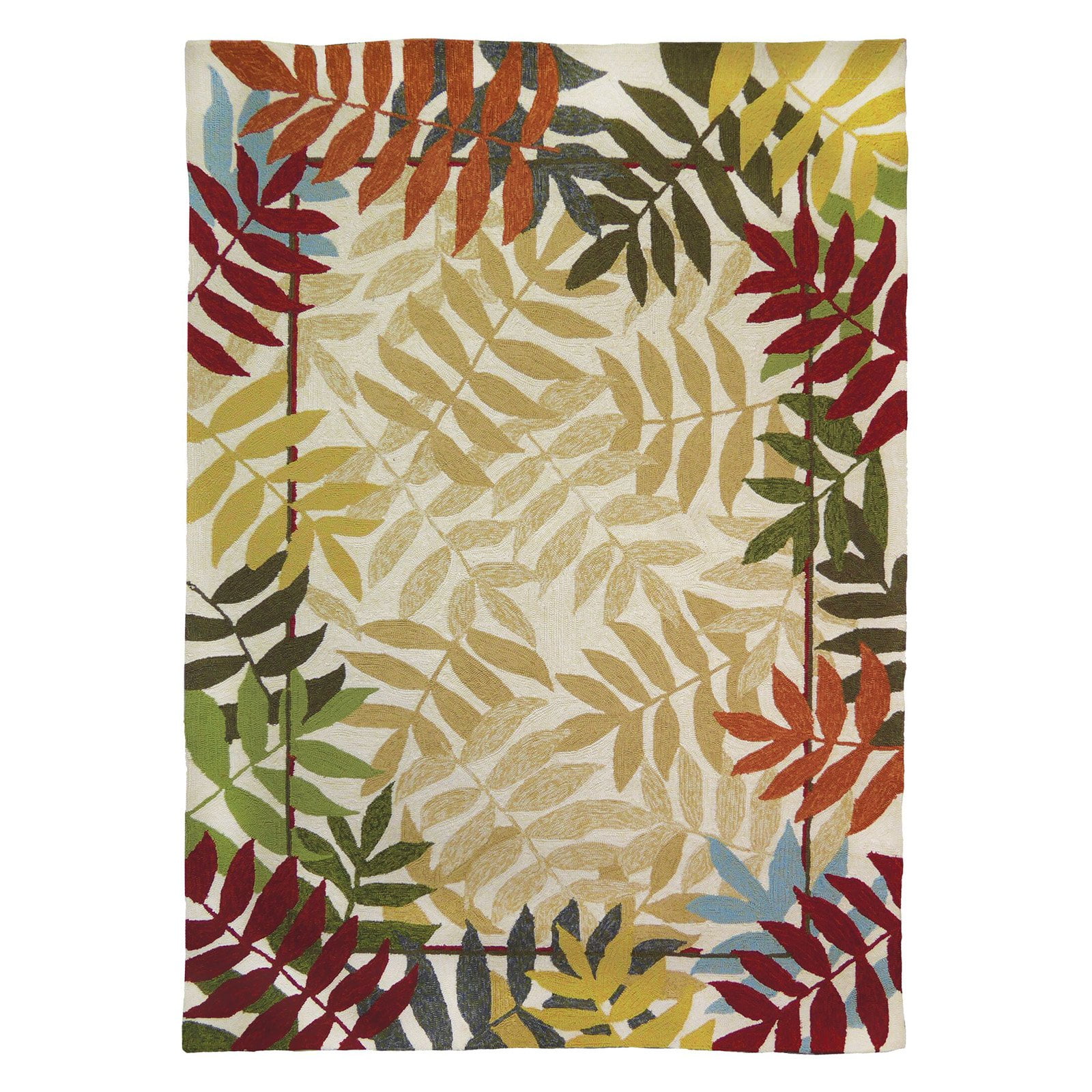 Homefires Painted Rain Forest Indoor/Outdoor Area Rug