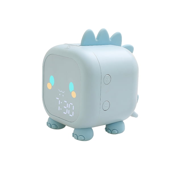 Reloj Despertador Inteligente Control De Voz Bloqueo De Alarma Digital Temporización Reloj Nocturno Reloj Despertador Led Moderno Vogacara HA025105-02