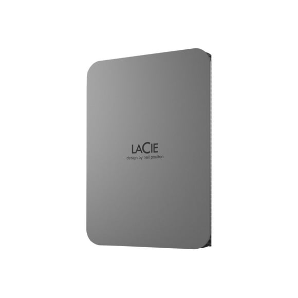 LaCie Mobile Drive Secure STLR2000400 - Hard drive - encrypted - 2 TB - external (portable) - USB 3.2 Gen 1 (USB-C connector) - Self-Encrypting Drive (SED) - space gray - with 3 years Seagate Rescue Data Recovery