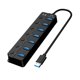 thumbnail image 1 of Concentrador USB 3.0 de 7 puertos con indicadores de encendido y apagado independientes, 1 of 7