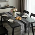 thumbnail image 2 of Gray Table Runner 72 Inches Long, Retro Oil Painting Modern Abstract Art Aesthetics Kitchen Coffee Dining Table Decoration for Home Party Birthday Wedding Home Decor 14x72 Inches, 2 of 8