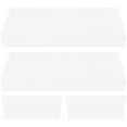 thumbnail image 1 of FUTUREORYY 4Pcs Simple Design PVC Shower Splash Guard for Homeowners Bathroom Accessory, 1 of 8