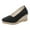 Black, variant on Vedolay Platform Sandals Women's Comfort Rubber Slides Lightweight Flat Sandals,Beige 6.5