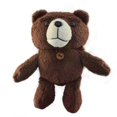 thumbnail image 3 of for AirPods 1&2 Gen Case Dark Brown Teddy Bear Doll Plush Hook Keychain Protective Cover with Keychain Hooks Earbuds Earphone Wireless Charging Case Accessories Apple AirPods (Dark Brown), 3 of 4