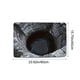 thumbnail image 4 of Lekihaqq Stereoscopic Visual Effect Entrance Door Mat Nonslip Absorbent Polyester Foot Mat Dirt Proof Bathroom Nonslip Foot Mat for Household Home, 4 of 6