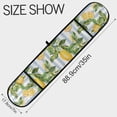 thumbnail image 3 of Dailycode Double Sided Oven Mitt with Loop Heat Resistant Kitchen Long Potholders 7" x 35" Lemon Slice and Leaves, 3 of 6