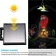 thumbnail image 4 of Lámpara De Campanas De Viento De Loro Solar Con Luz Amarilla Cálida Para Jardín De Patio Interior Advancent HA027700-01, 4 of 7