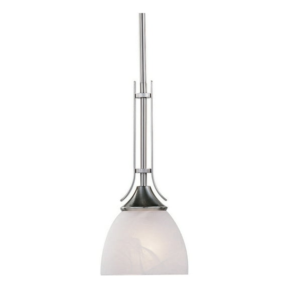 Volume Lighting V4811 Durango 1 Light 7" Wide Mini Pendant - Nickel