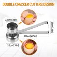 thumbnail image 2 of Unatoiry 2pieces Convenient And Practical Egg Topper Quick And Easy Eggshell Removal Anti-rust 1Set, 2 of 6