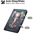 thumbnail image 5 of Allytech Flip Case for All-new Amazon Fire HD 10 2021 / Fire HD 10 Plus 10.1" Tablet 11th Generation 2021 Released, Slim Fit Auto Sleep Wake Protective Smart Cover Shell for Girls Women, Elephant, 5 of 6