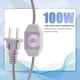 thumbnail image 5 of 10X Cable de Energia de Lampara con Interruptor de Regulador de Intensidad AC 250V/110V Clavija de EE.UU., 5 of 6