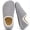 Gray, variant on Fuzzy Slippers for Women Plush Closed Back Non-Slip Indoor House Slippers