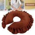 thumbnail image 2 of Almohada facial Cojín de soporte para el cuello en forma de U Cama de masaje Almohada facial Salón de spa Mesa de masaje Almohada para la cuna Cojín para la siesta Belleza(Café) EOTVIA NO, 2 of 6