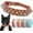 Brown, variant on Spiked Dog Collar for Small Dogs Soft PU Leather Spike Puppy Collar Anti Bite Studded Rivet Cat Collar for Kittens Small Medium Pets Like Chihuahua Pug Pit Bull Bulldog, Red S